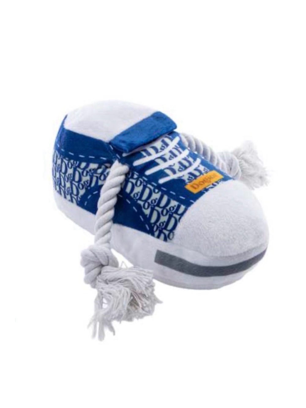 Dior Inspired Dog Sneaker Plush Rope Toy